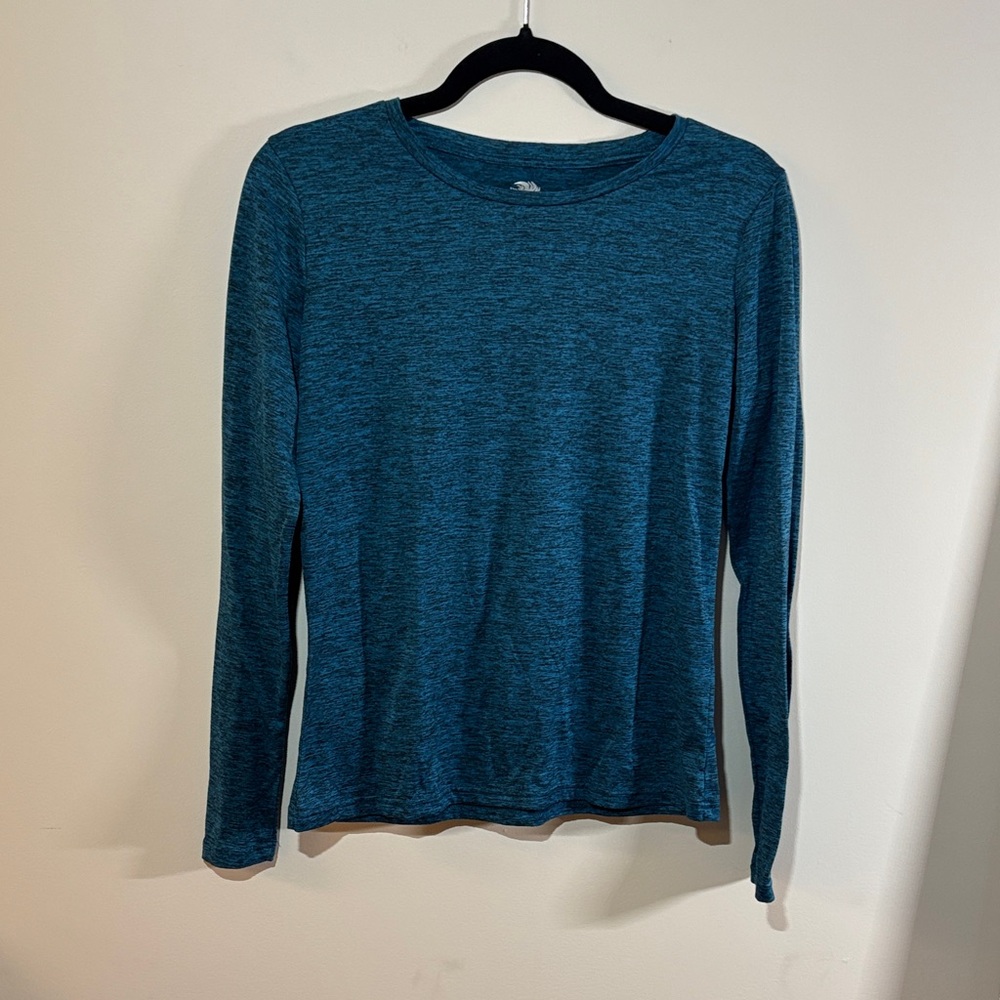 Blue Long Sleeve Tempo Equestrian Women's Top